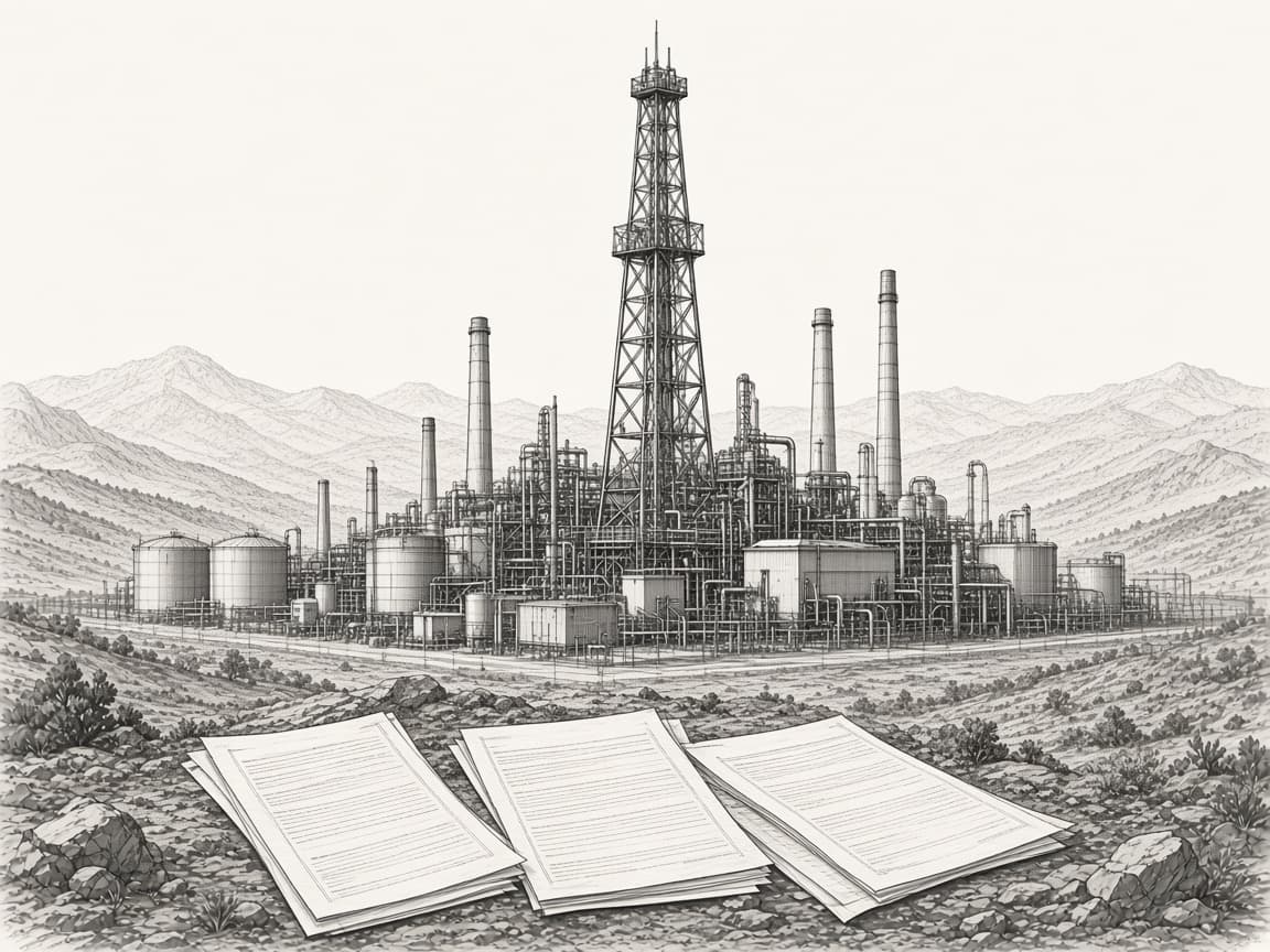 Ilustración institucional · Negocios & Poder