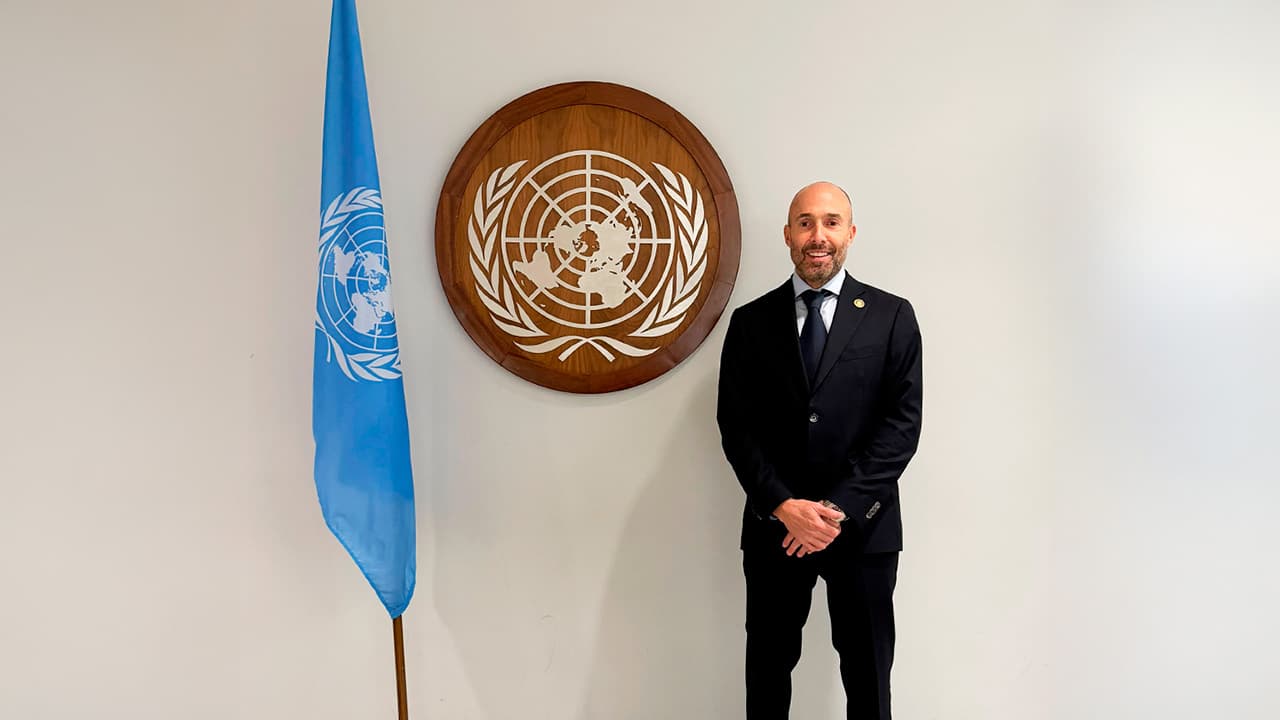 Jack Landsmanas en la ONU, contra el hambre